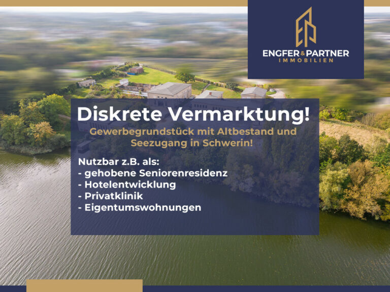 Gewerbegrundstück mit Altbestand und Seezugang in Schwerin!