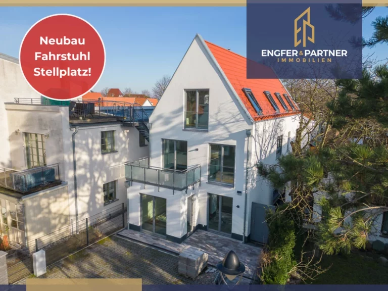 Architektenhaus in der Achterreeg von Warnemünde, Erdgeschosswohnung, Erstbezug, Fahrstuhl