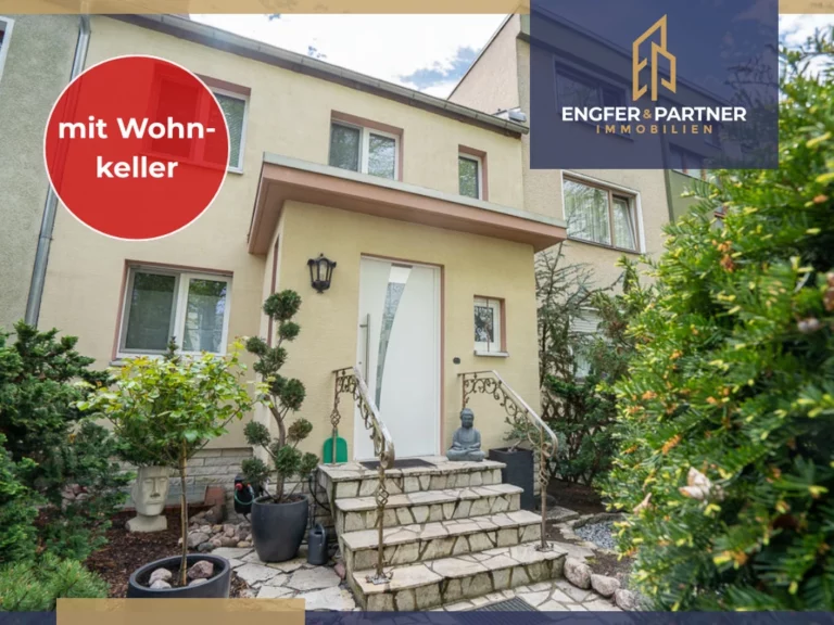 TOP! Komfortables Reihenhaus mit Wohnkeller auf pflegeleichtem Grundstück!