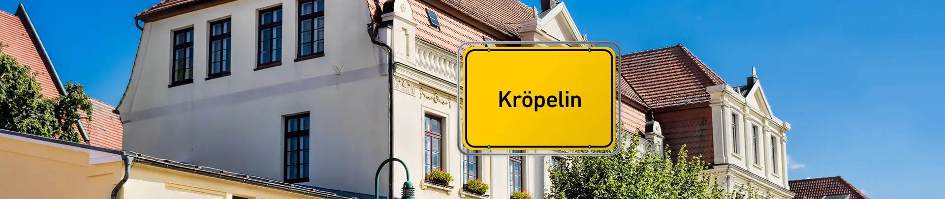 Stadtbild Kröpelin mit Rathaus