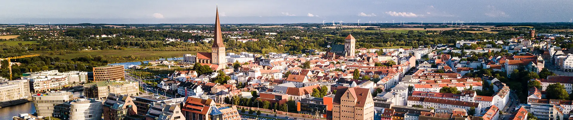 Blick auf Rostock