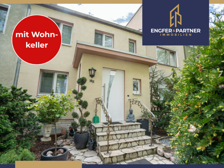 TOP! Komfortables Reihenhaus mit Wohnkeller auf pflegeleichtem Grundstück!